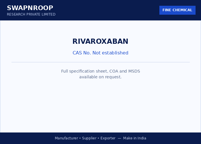 Rivaroxaban