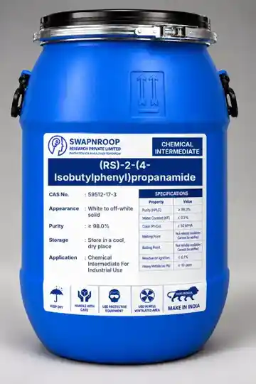 (RS)-2-(4-Isobutylphenyl)propanamide (CAS 59512-17-3) - manufacturer, supplier & exporter India - SRPL
