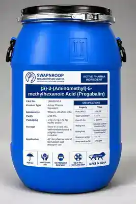 (S)-3-(Aminomethyl)-5-methylhexanoic Acid (Pregabalin) CAS 148553-50-8 - SRPL