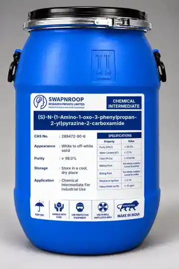 (S)-N-(1-Amino-1-oxo-3-phenylpropan-2-yl)pyrazine-2-carboxamide CAS 289472-80-6 - SRPL