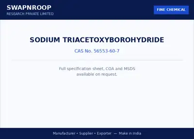 Sodium Triacetoxyborohydride CAS 56553-60-7 - SRPL