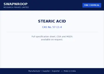 Stearic Acid CAS 57-11-4 - SRPL