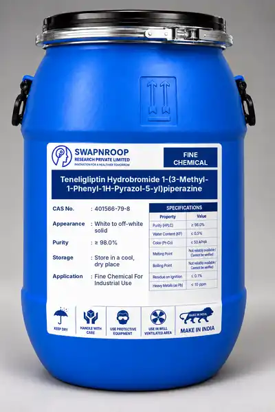 Teneligliptin Hydrobromide 1-(3-Methyl-1-Phenyl-1H-Pyrazol-5-yl)piperazine CAS 401566-79-8 - SRPL