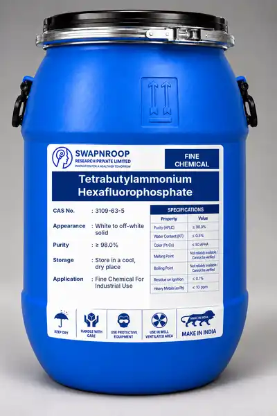 Tetrabutylammonium Hexafluorophosphate (CAS 3109-63-5) - manufacturer, supplier & exporter India - SRPL