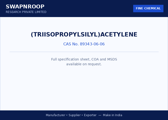 (Triisopropylsilyl)acetylene